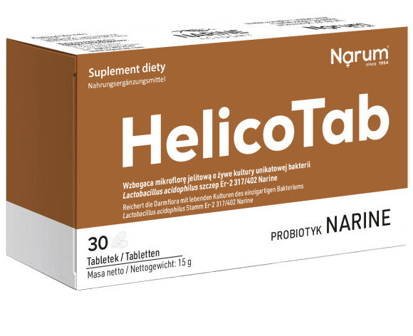 Probiotyk Narum Helico Tab 30 tabletek