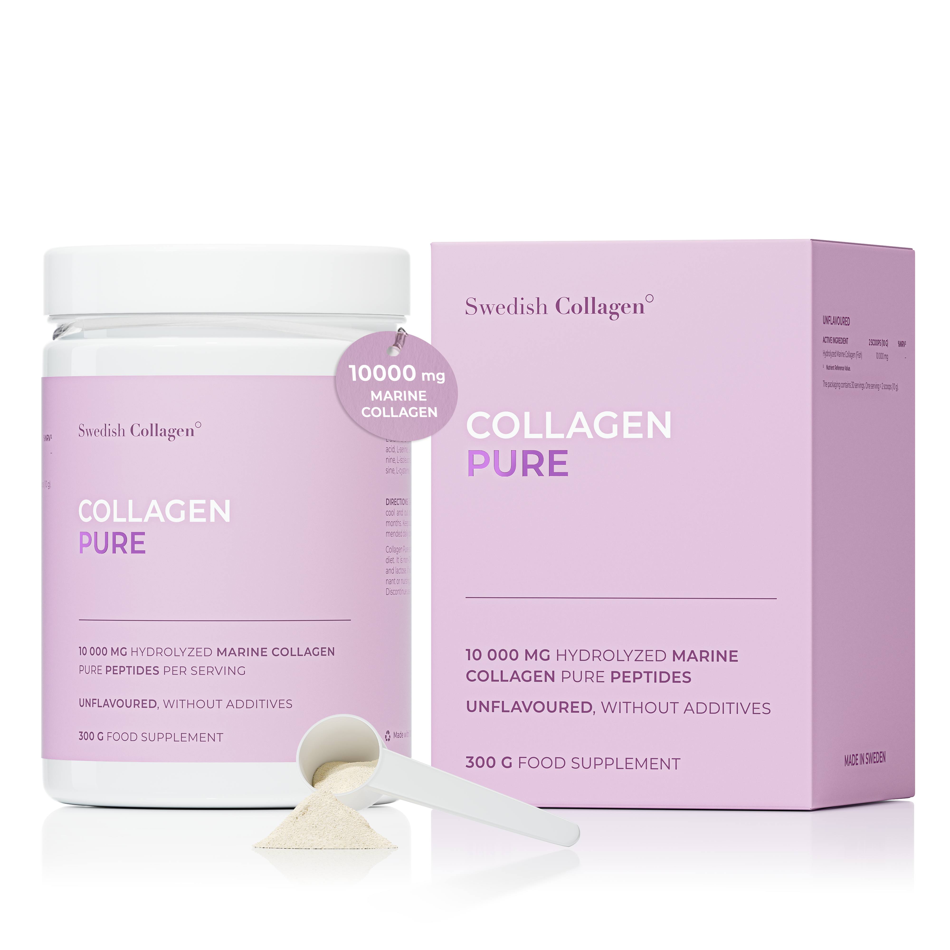 Kolagen Pure Morski 10 000 mg w porcji wysoka dawka Swedish Nutra