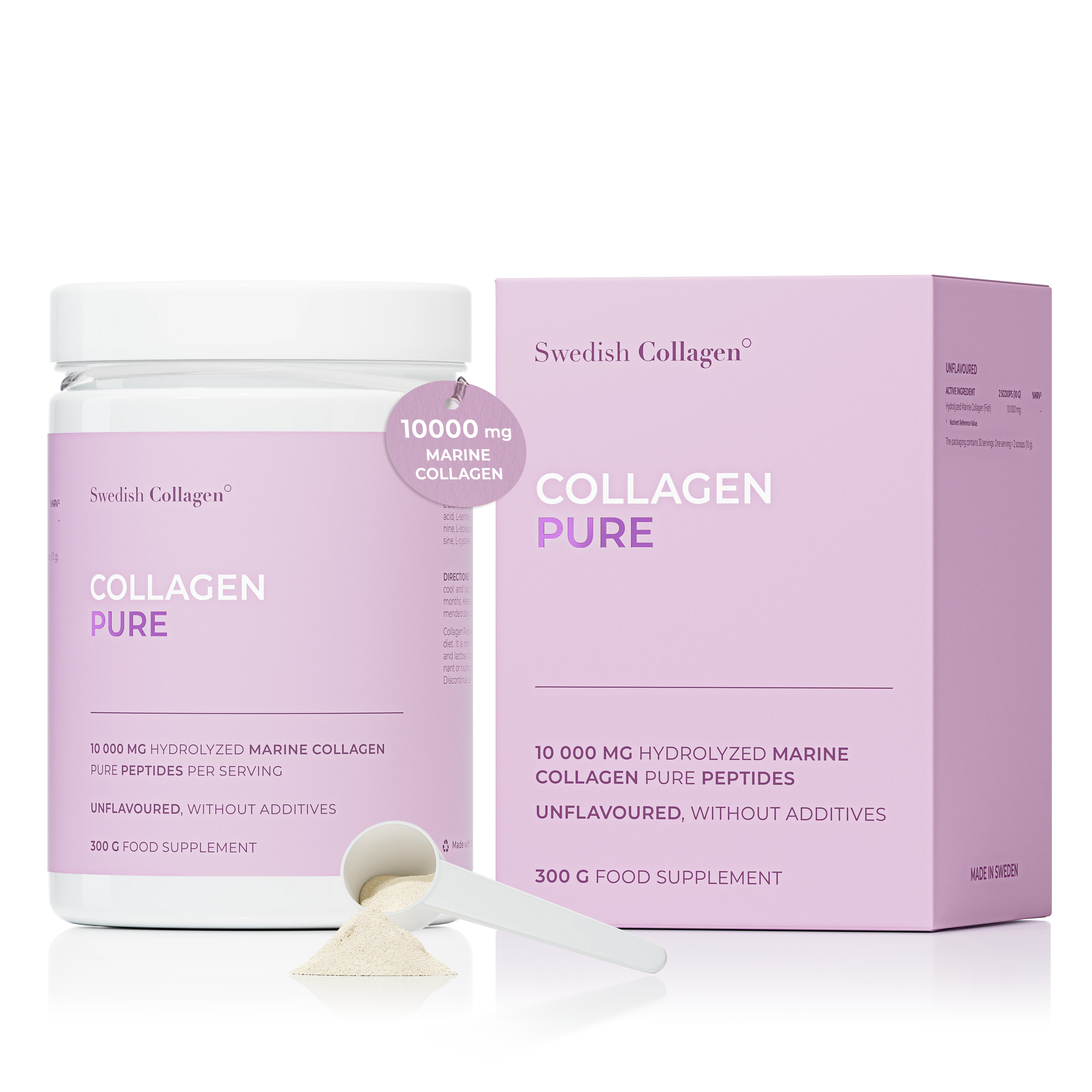 Kolagen Pure Morski 10 000 mg w porcji wysoka dawka Swedish Nutra