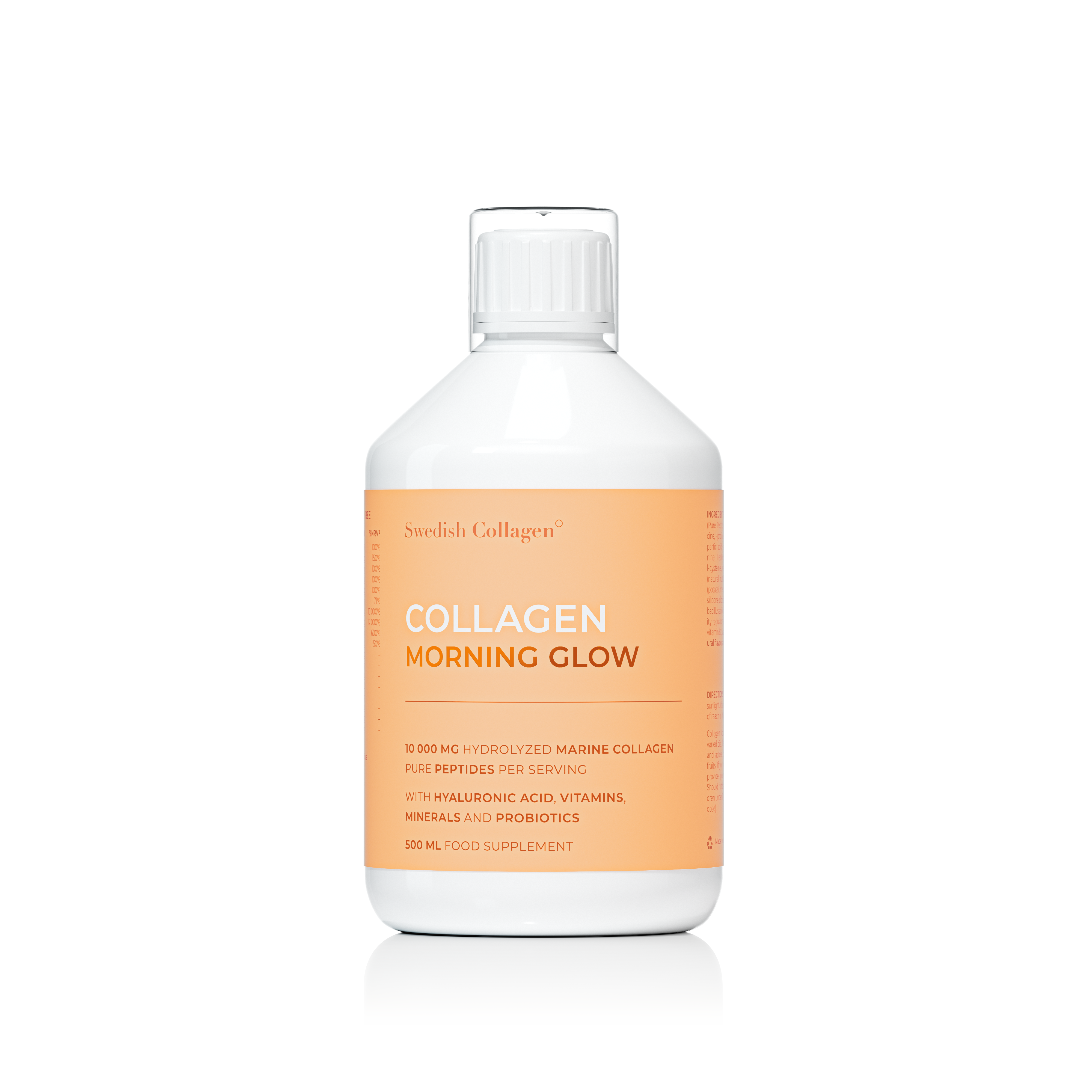 Kolagen Morning glow z kofeiną i witaminami Swedish Nutra 500 ml