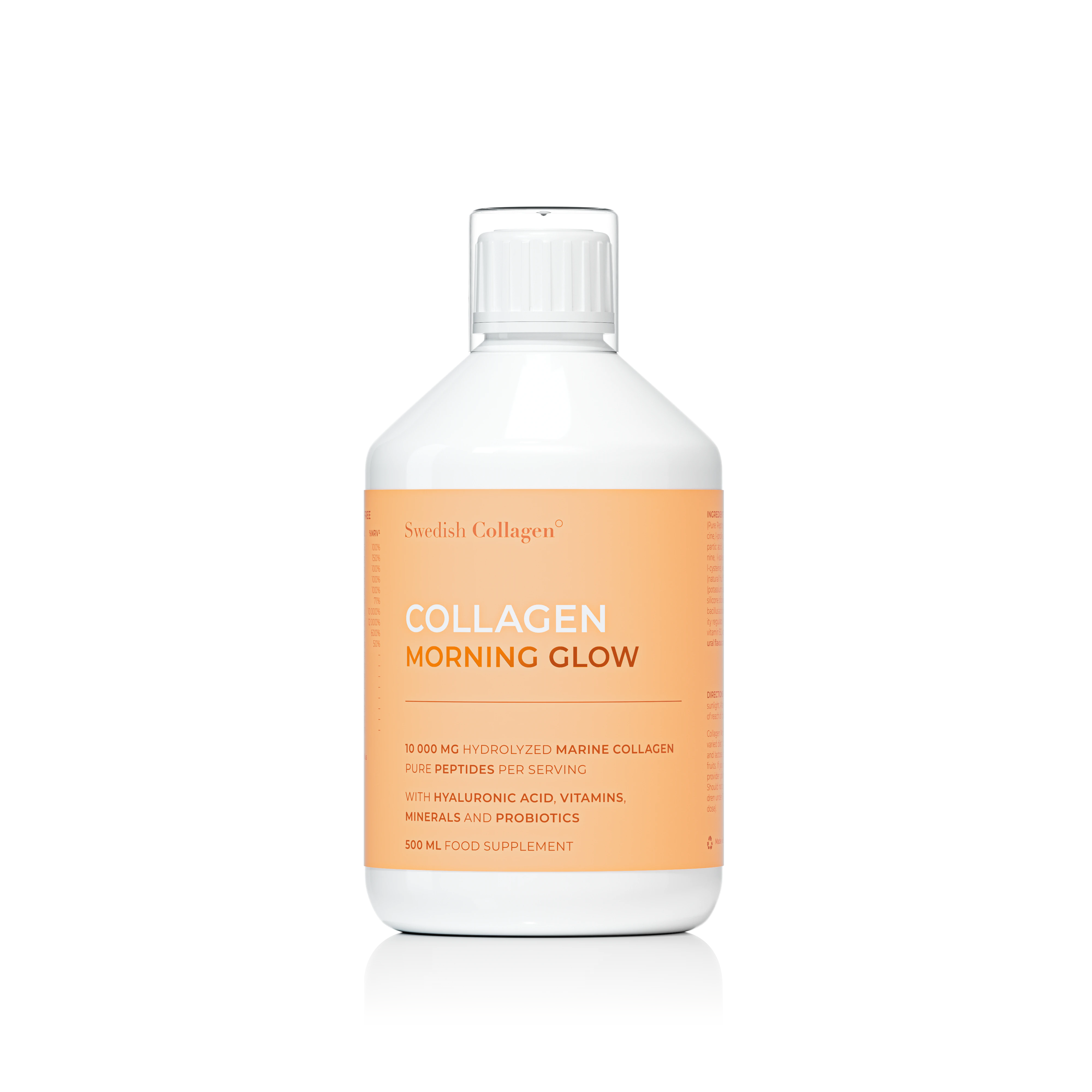 Kolagen Morning glow z kofeiną i witaminami Swedish Nutra 500 ml