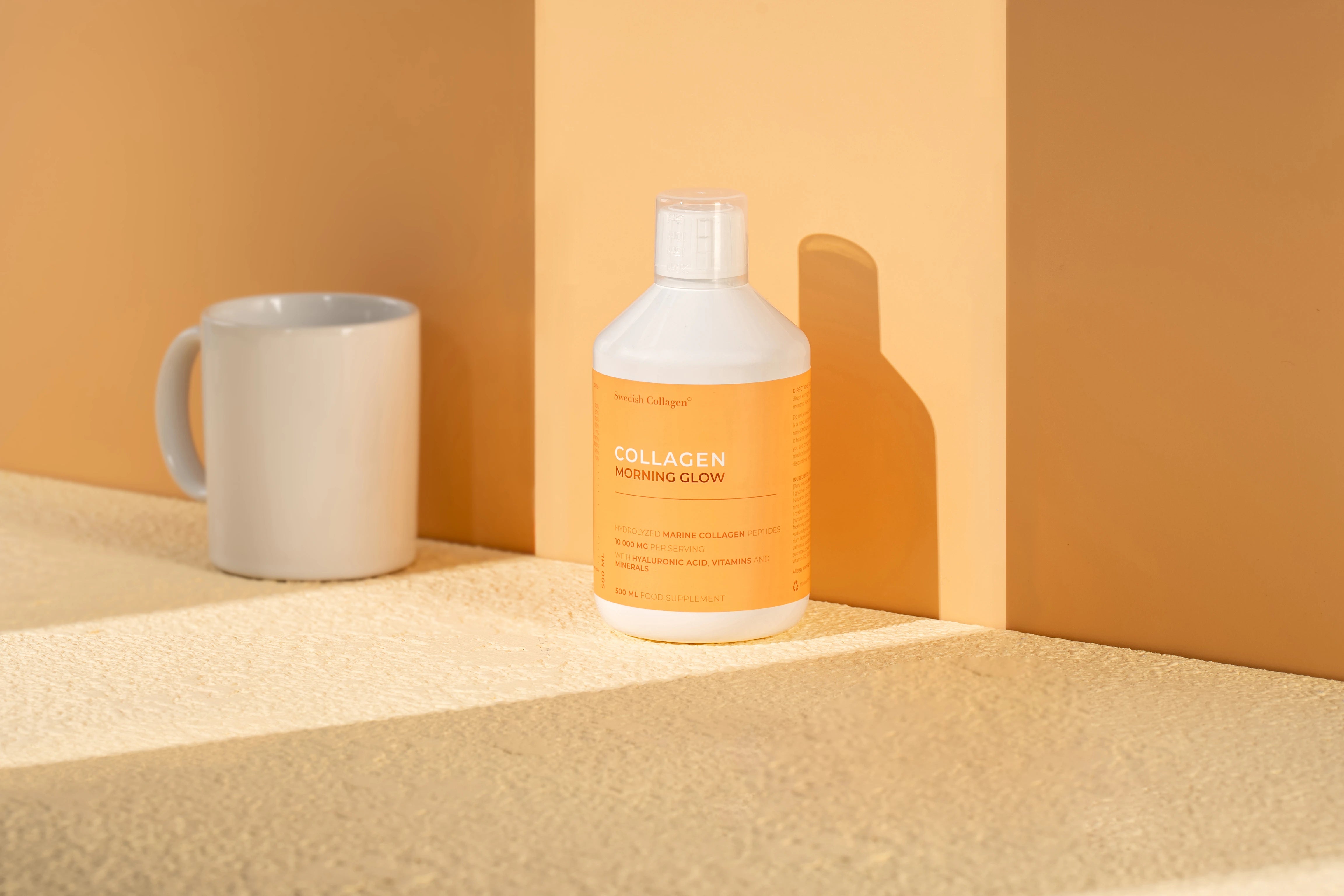 Kolagen Morning glow z kofeiną i witaminami Swedish Nutra 500 ml
