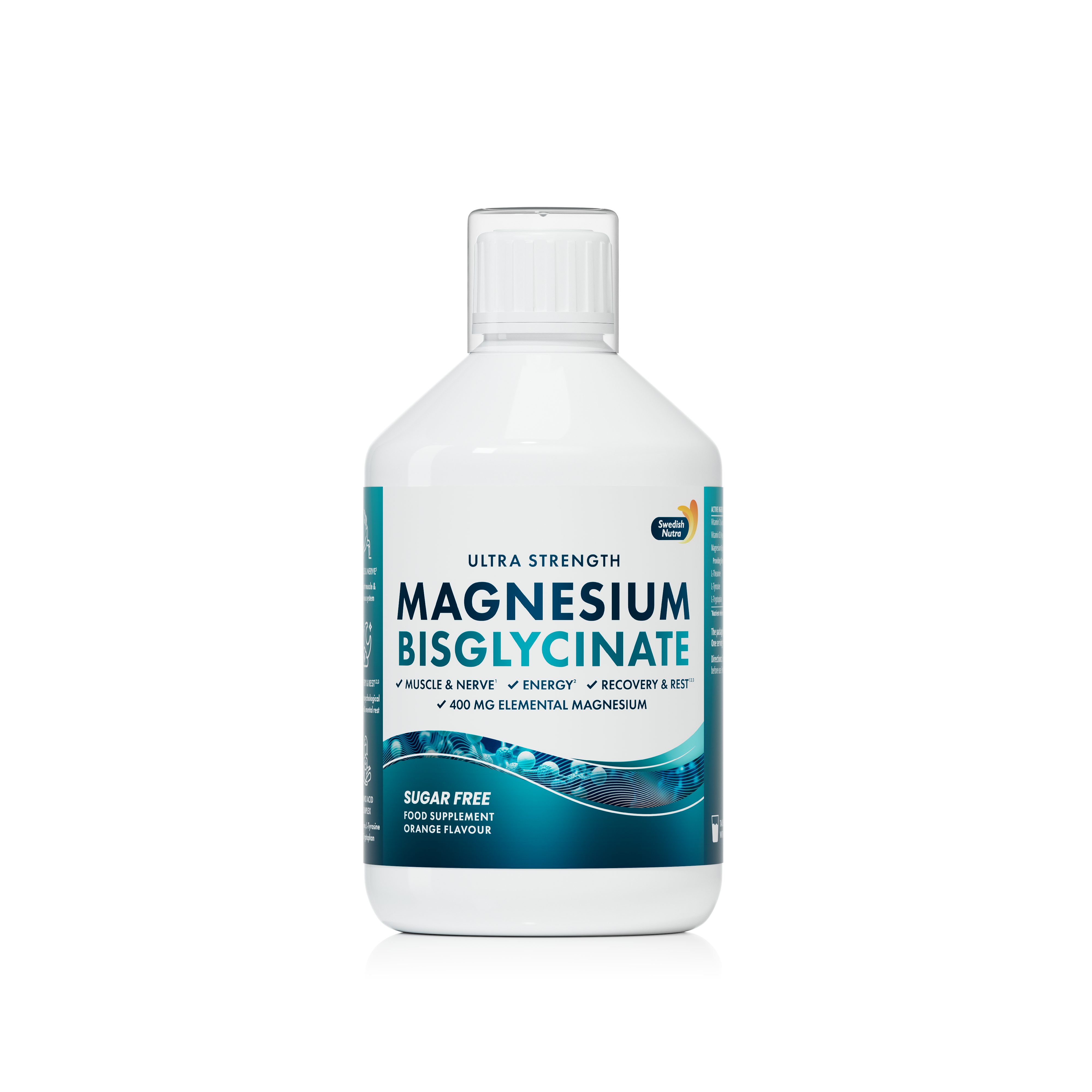 Bisglicynian magnezu w płynie 500 ml Swedish Nutra