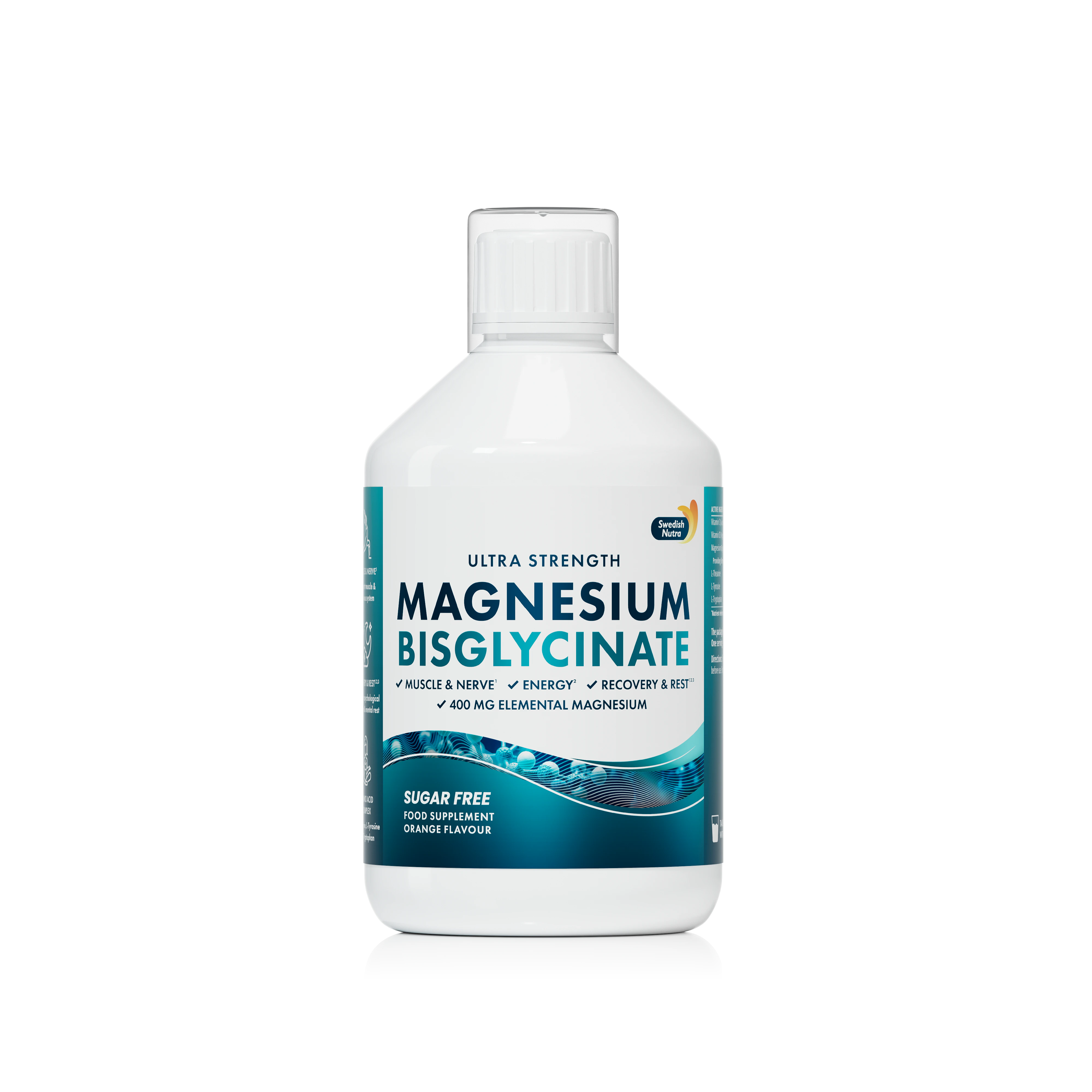 Bisglicynian magnezu w płynie 500 ml Swedish Nutra