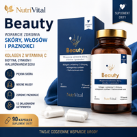 Suplement Beauty Wsparcie skóry, włosów i paznokci NutriVital 90 kaps