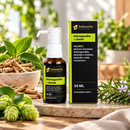Ashwaganda Ekstrakt 10:1 z chmielem w oleju MCT 235 porcji 30 ml Solvvanta