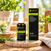 Witamina D3 w oleju MCT 2000 IU 235 porcji 30 ml wysoka przyswajalność Solvvanta