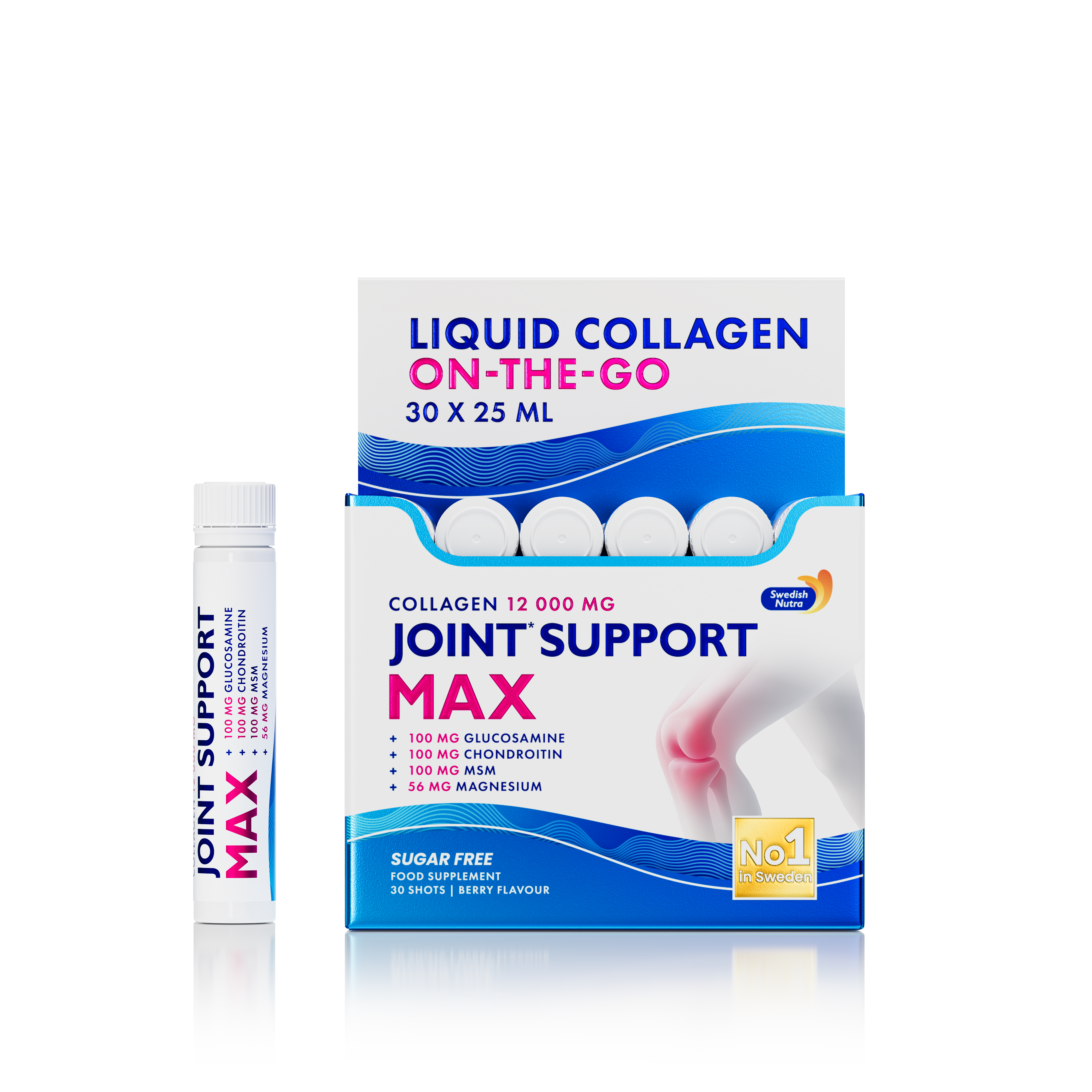 Swedish Nutra Joint Support MAX Shots  Kolagen do picia 30 shotów