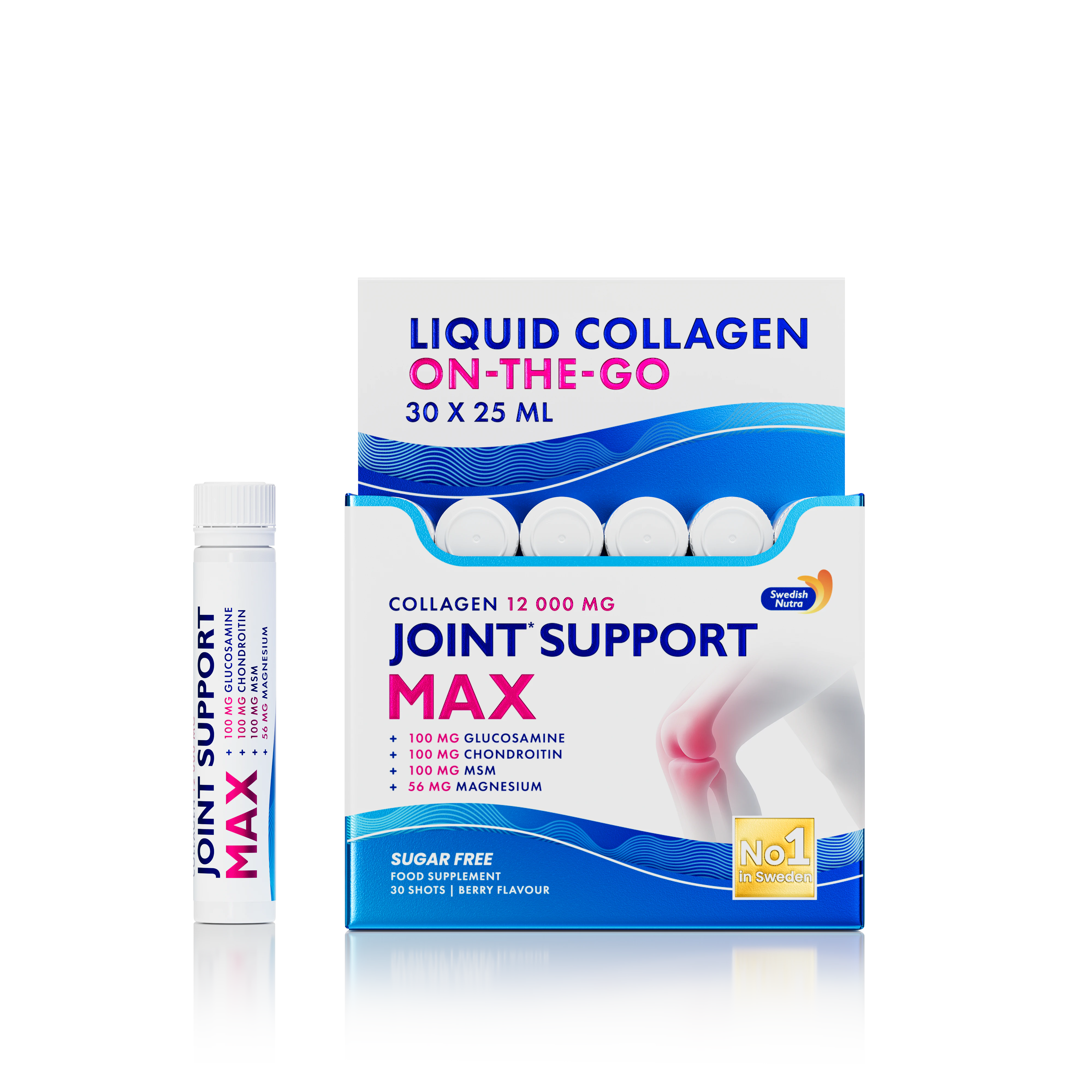 Swedish Nutra Joint Support MAX Shots  Kolagen do picia 30 shotów