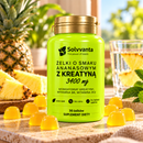 Żelki z kreatyną 3400 mg – smak ananasa 30 sztuk Solvvanta