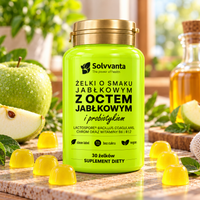 Żelki z octem jabłkowym i witaminami 30 sztuk Solvvanta
