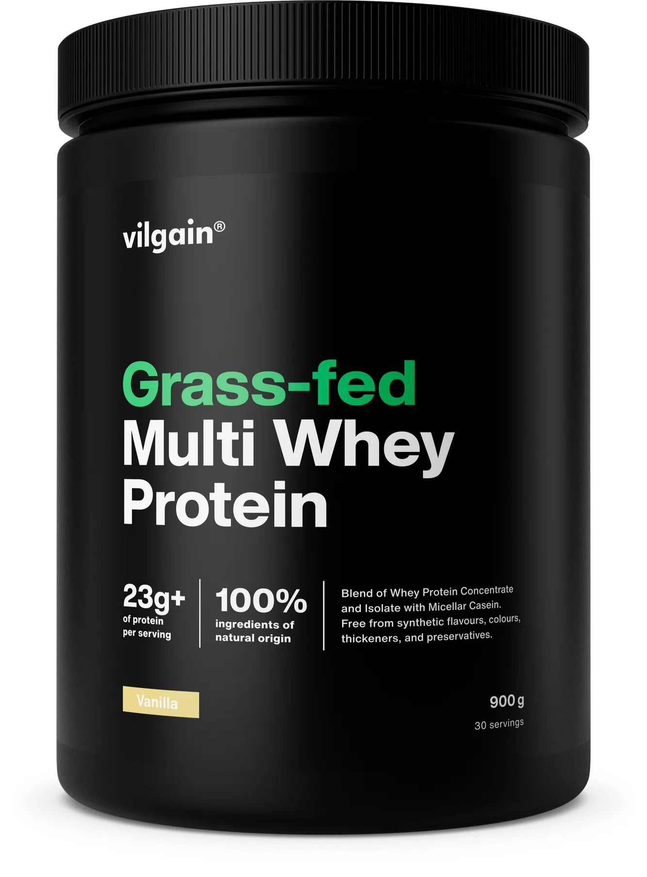 Vilgain Grass-Fed Mieszanka serwatkowa Wanilia 900 g