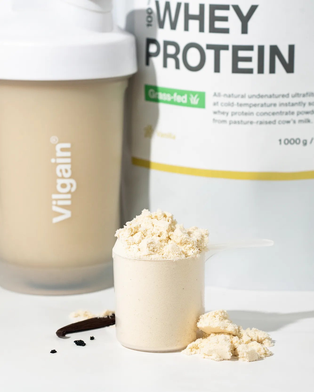 Vilgain Grass‑Fed Whey Protein ⁠ wanilia 1000 g