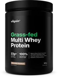 Vilgain Grass-Fed Mieszanka serwatkowa Czekolada i orzech laskowy 900g