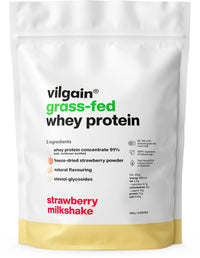 Vilgain Grass‑Fed Whey Protein ⁠ Strawberry milkshake 1000 g