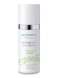 Green Ways Microbiome Day Cream 50g z AlgAktiv BioSKN – krem na dzień, ochrona skóry, nawilżenie, regeneracja, Cosmos Organic