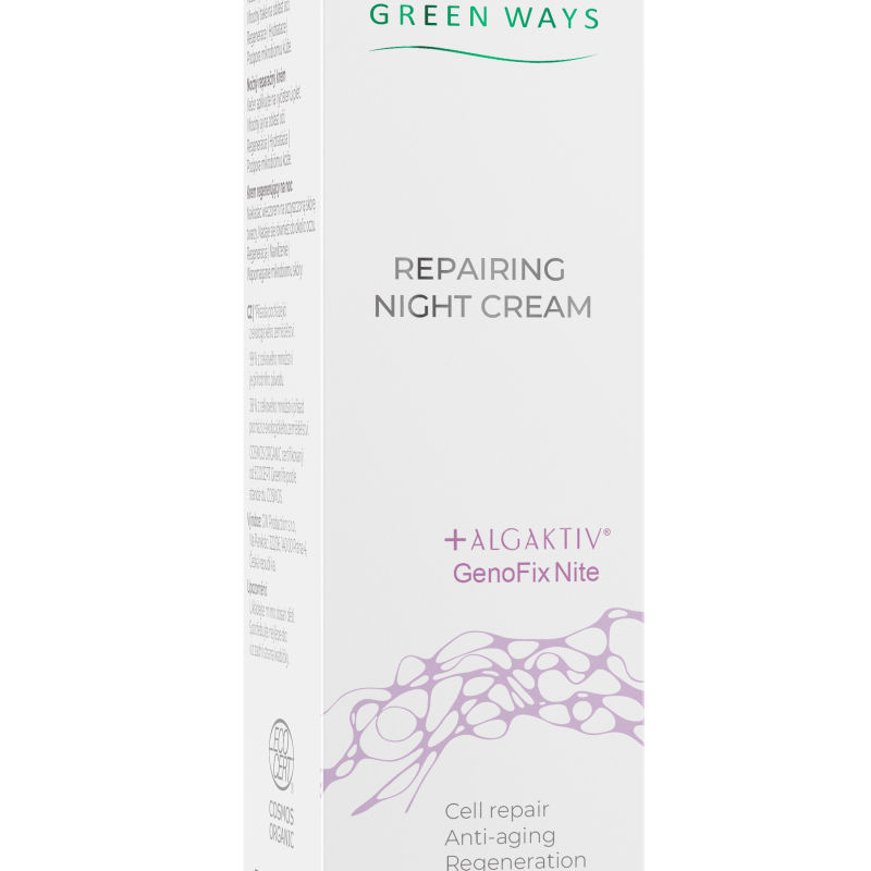Green Ways Repairing Night Cream 50g – ALGAKTIV® GenoFix Nite | Cosmos Organic