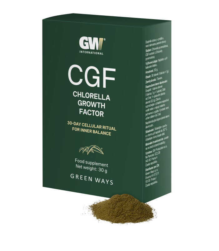 GWI CGF Chlorella Growth Factor proszek 30g – suplement diety, 30-dniowa kuracja, Green Ways