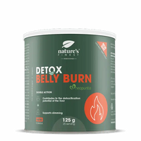 Nature's Finest Detox Belly Burn 125g z Neopuntia – 25 porcji, suplement detoks i odchudzanie, bez cukru, vegan