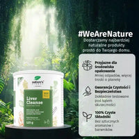 Nature's Finest Liver Cleanse 125g z ostropestem i karczochy – suplement oczyszczanie i ochrona wątroby, vegan, 100% czyste składniki