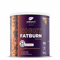 Nature's Finest Night Fat Burn Extreme 125g z Morosil i L-karnityną – 25 porcji, bez cukru, bez konserwantów