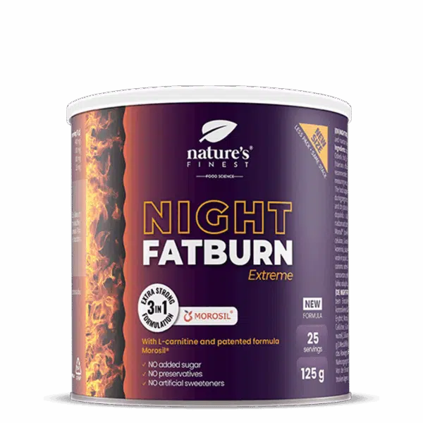 Nature's Finest Night FatBurn Extreme 125g – Morosil® i L-Karnityna na Noc