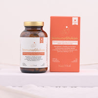 NutriVital ImmunoGlukan kapsułki 120szt – beta glukany 640mg, koenzym Q10, cynk, witaminy C E A, wsparcie odporności