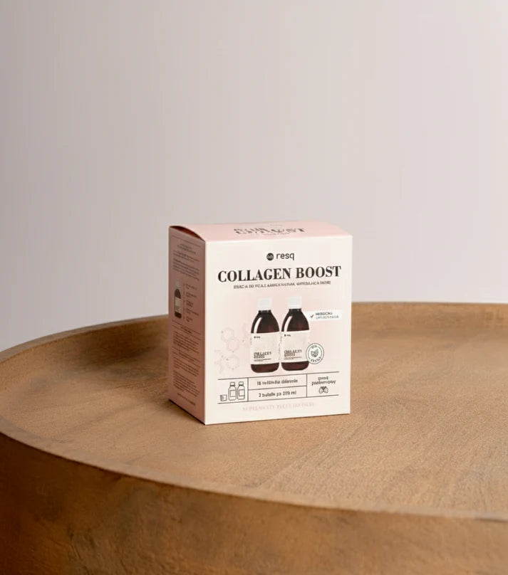 Resq Collagen Boost – Wegański Suplement na Elastyczność i Nawilżenie Skóry