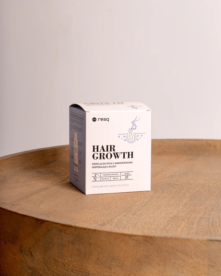 Hair Growth – wegański kompleks na wypadanie włosów i ich regenerację 30 SASZETEK RESQLAB