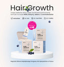 Resq Hair Growth – suplement na włosy, wegański, bez glutenu, bez cukru, MSM, biotyna, selen, nagroda LNE