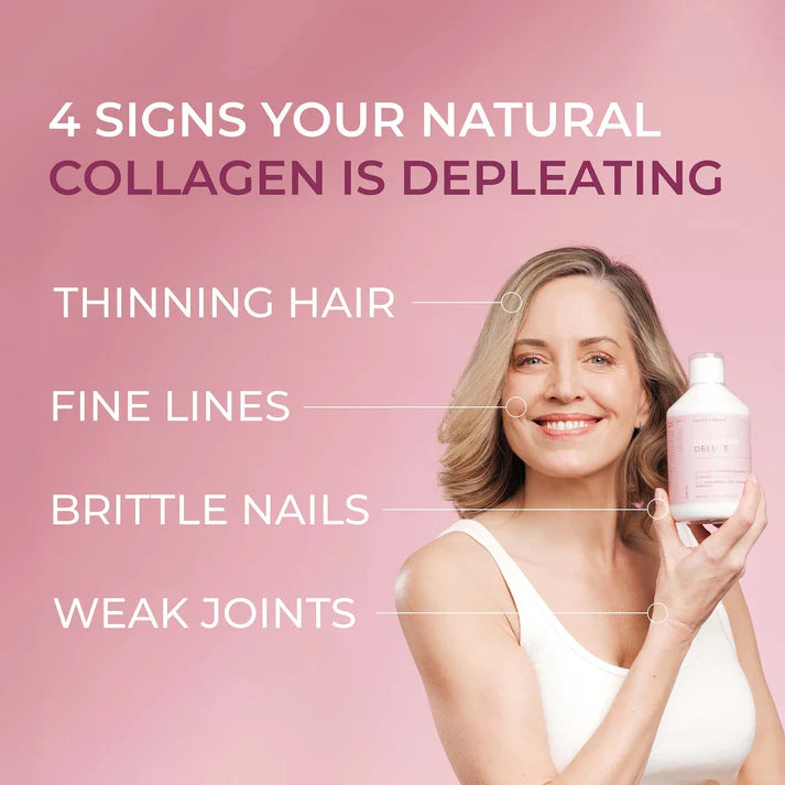 Swedish Collagen Deluxe – suplement na wypadanie włosów, zmarszczki, łamliwe paznokcie i stawy