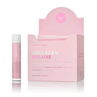 Swedish Collagen Deluxe shot ampułka 25ml – kolagen morski 12500mg, zestaw 20 sztuk, kwas hialuronowy, witaminy