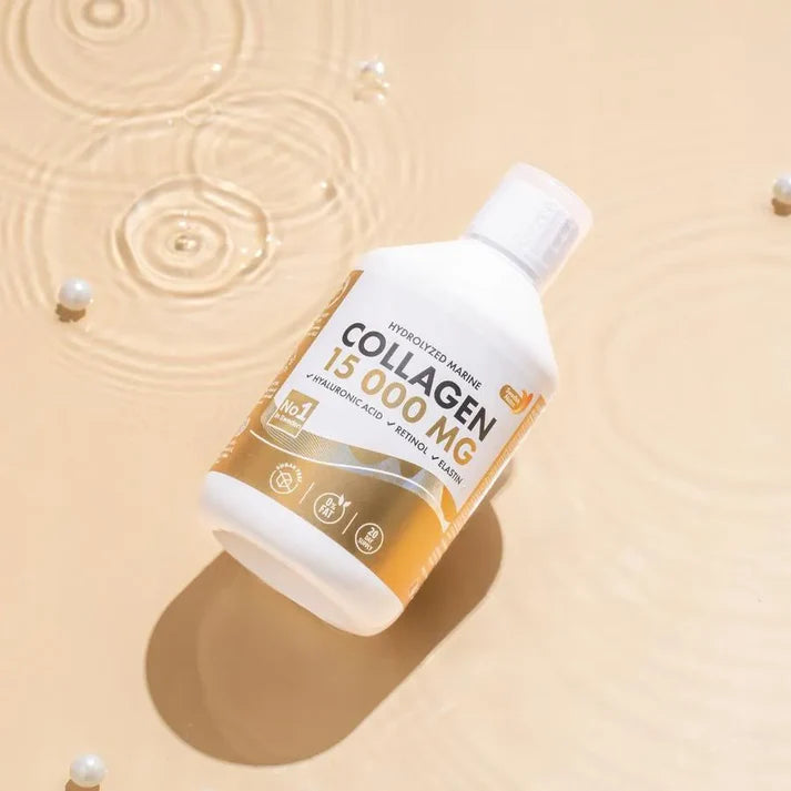 Kolagen rybi w płynie Swedish Nutra + Witamina C 15000mg 500ml DARMOWA WYSYŁKA