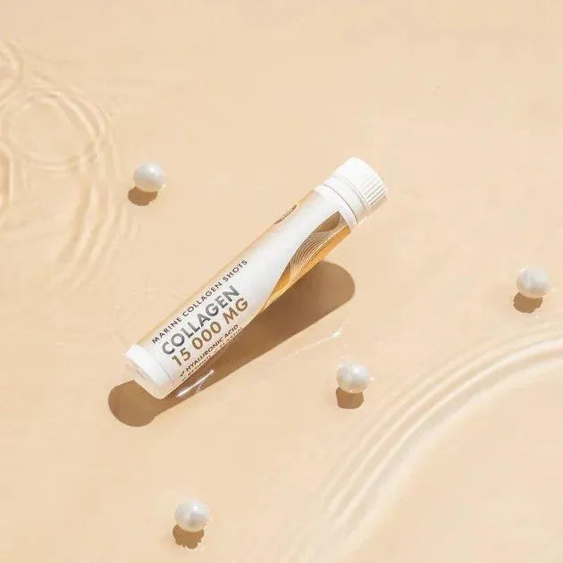Swedish Nutra kolagen morski 15000mg shot ampułka – z kwasem hialuronowym, retinolem i elastyną